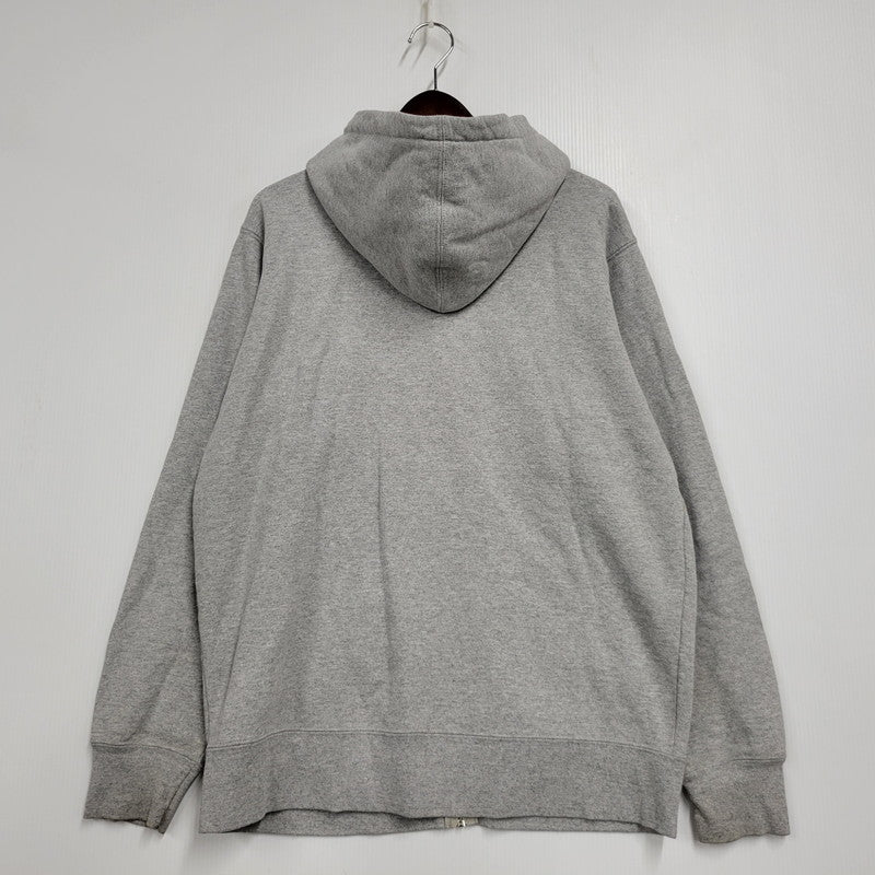 【中古品】【メンズ】 SMALL BOX LOGO ZIP UP HOODED SWEATSHIRT スモール ボックス ロゴ ジップアップ フーデッド スウェットシャツ トップス 長袖 149-260406-cs-15-izu サイズ：L カラー：グレー 万代Net店