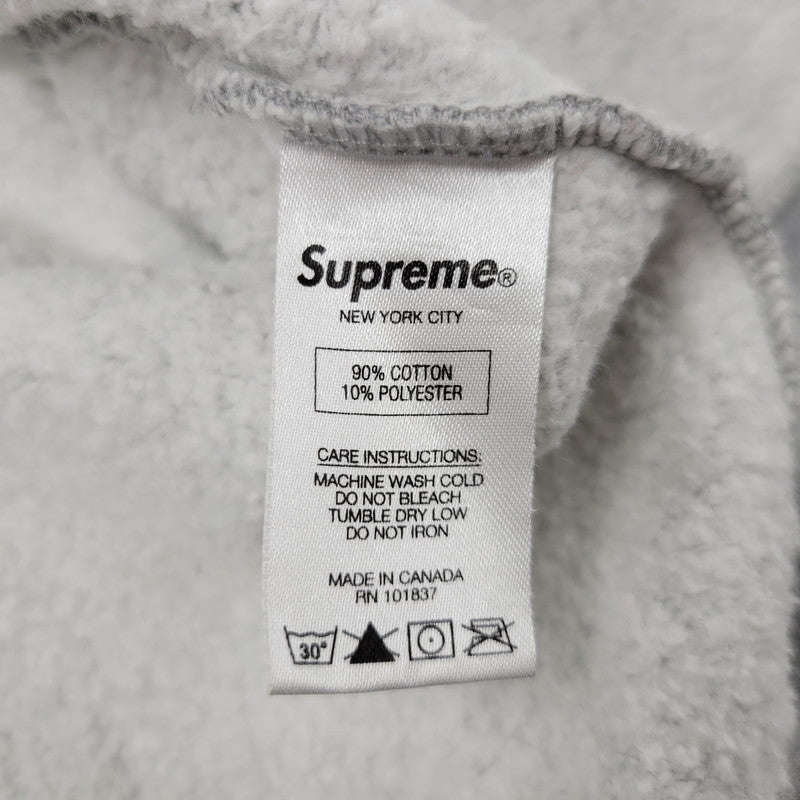 【中古品】【メンズ】 SMALL BOX LOGO ZIP UP HOODED SWEATSHIRT スモール ボックス ロゴ ジップアップ フーデッド スウェットシャツ トップス 長袖 149-260406-cs-15-izu サイズ：L カラー：グレー 万代Net店