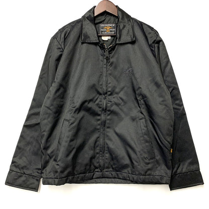 【中古品】【メンズ】 ALPHA アルファ 2620 USA製 TITAN CLOTH FIELD JACKET タイタン クロス フィールド ジャケット アウター 145-260409-cs-18-izu サイズ：38 カラー：ブラック 万代Net店