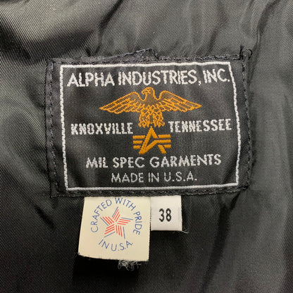 【中古品】【メンズ】 ALPHA アルファ 2620 USA製 TITAN CLOTH FIELD JACKET タイタン クロス フィールド ジャケット アウター 145-260409-cs-18-izu サイズ：38 カラー：ブラック 万代Net店