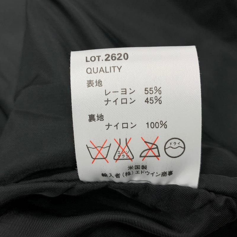 【中古品】【メンズ】 ALPHA アルファ 2620 USA製 TITAN CLOTH FIELD JACKET タイタン クロス フィールド ジャケット アウター 145-260409-cs-18-izu サイズ：38 カラー：ブラック 万代Net店