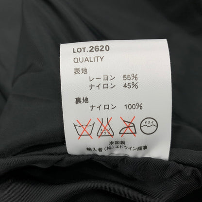 【中古品】【メンズ】 ALPHA アルファ 2620 USA製 TITAN CLOTH FIELD JACKET タイタン クロス フィールド ジャケット アウター 145-260409-cs-18-izu サイズ：38 カラー：ブラック 万代Net店