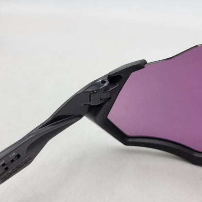 【中古品】【メンズ/レディース】 OAKLEY オークリー FLIGHT JACKET SUNGLASSES OO9401-1537 フライトジャケット サングラス 203-260406-as-01-izu カラー：ブラック×パープル系 万代Net店