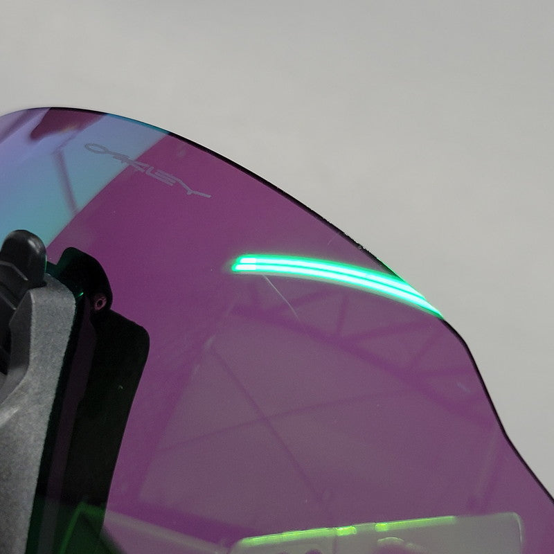 【中古品】【メンズ/レディース】 OAKLEY オークリー FLIGHT JACKET SUNGLASSES OO9401-1537 フライトジャケット サングラス 203-260406-as-01-izu カラー：ブラック×パープル系 万代Net店