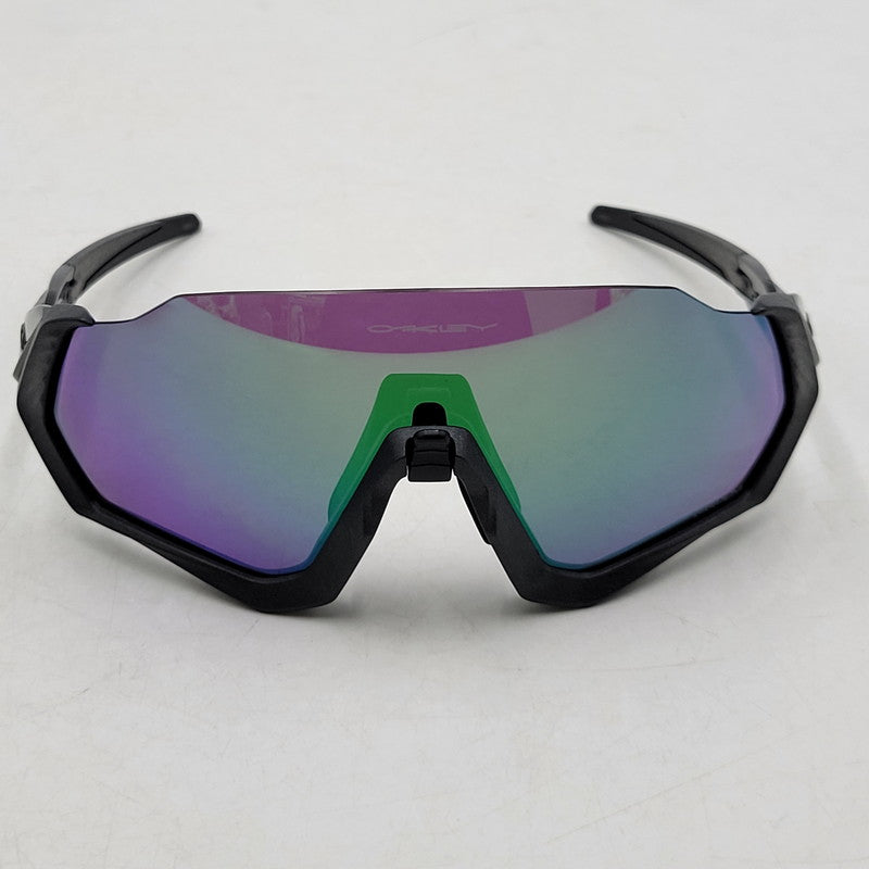 【中古品】【メンズ/レディース】 OAKLEY オークリー FLIGHT JACKET SUNGLASSES OO9401-1537 フライトジャケット サングラス 203-260406-as-01-izu カラー：ブラック×パープル系 万代Net店