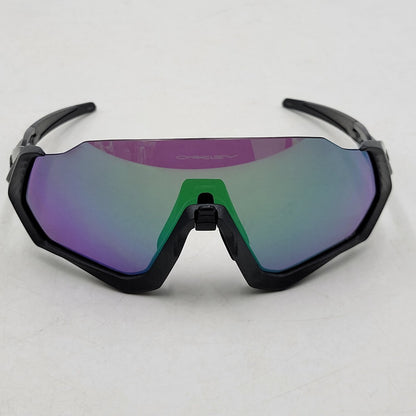 【中古品】【メンズ/レディース】 OAKLEY オークリー FLIGHT JACKET SUNGLASSES OO9401-1537 フライトジャケット サングラス 203-260406-as-01-izu カラー：ブラック×パープル系 万代Net店