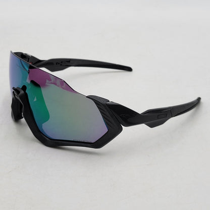 【中古品】【メンズ/レディース】 OAKLEY オークリー FLIGHT JACKET SUNGLASSES OO9401-1537 フライトジャケット サングラス 203-260406-as-01-izu カラー：ブラック×パープル系 万代Net店