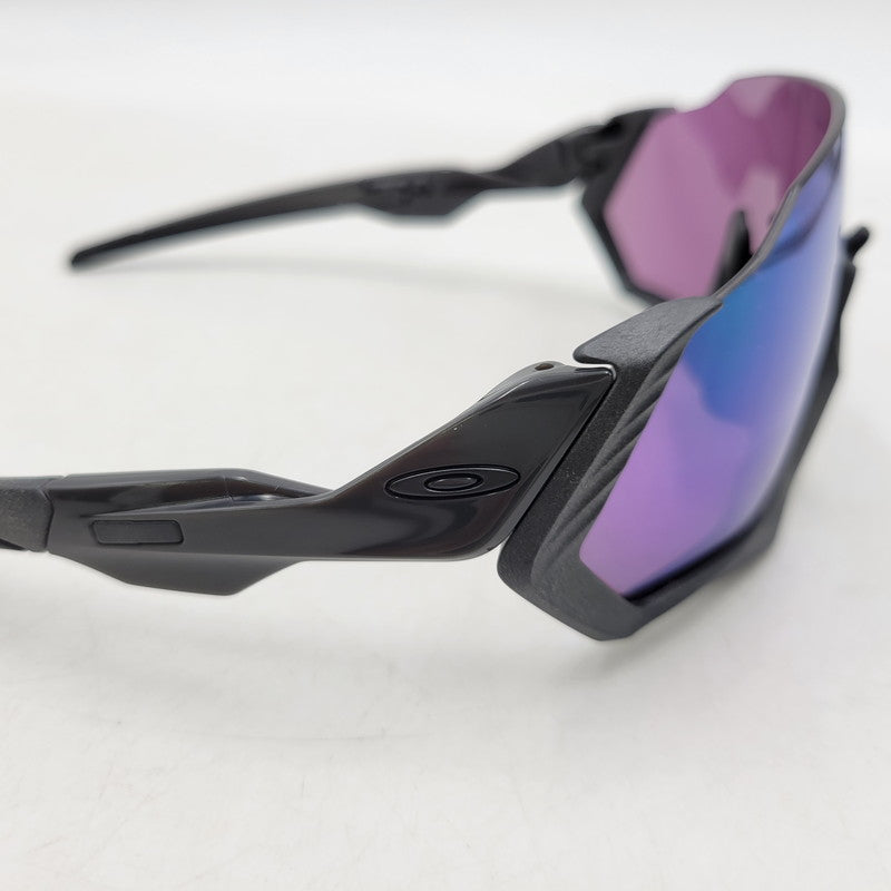 【中古品】【メンズ/レディース】 OAKLEY オークリー FLIGHT JACKET SUNGLASSES OO9401-1537 フライトジャケット サングラス 203-260406-as-01-izu カラー：ブラック×パープル系 万代Net店