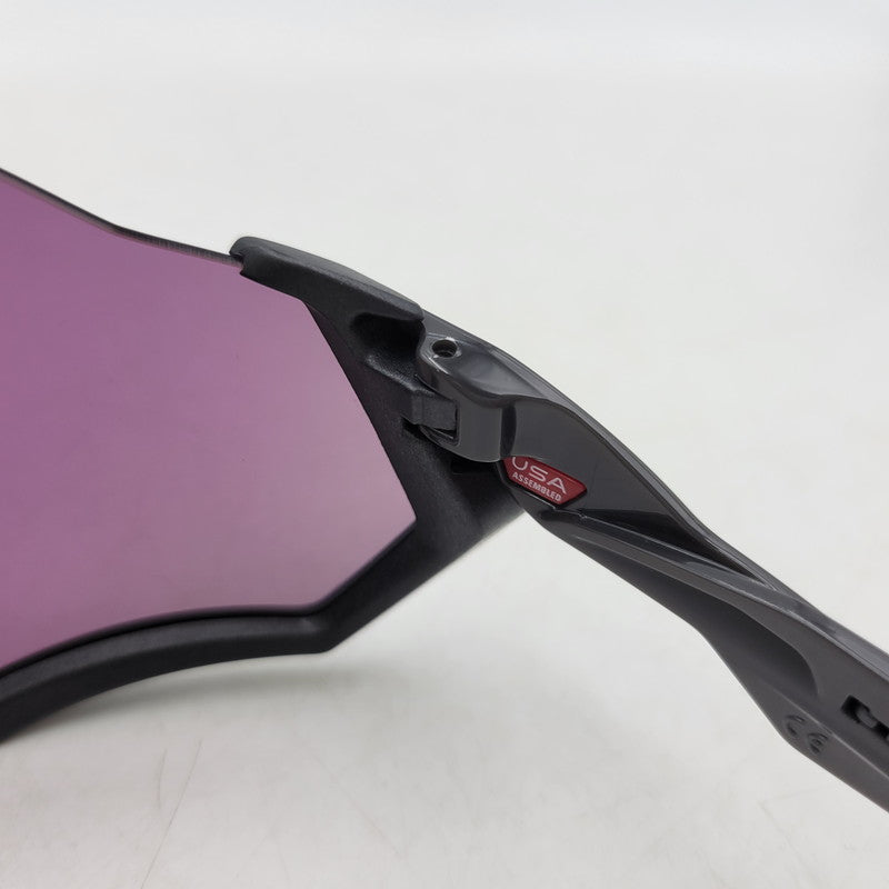 【中古品】【メンズ/レディース】 OAKLEY オークリー FLIGHT JACKET SUNGLASSES OO9401-1537 フライトジャケット サングラス 203-260406-as-01-izu カラー：ブラック×パープル系 万代Net店