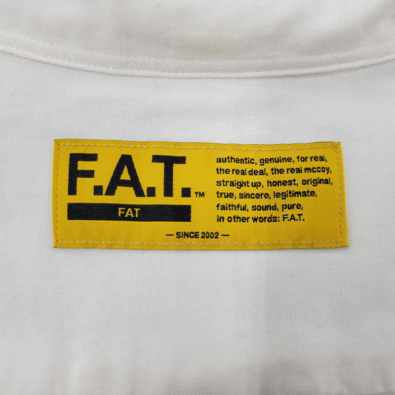 【中古品】【メンズ】 FAT エフエイティー F32320-SH01-AB DEKA CHAM デカ チャム トップス 長袖 142-260602-ya-07-izu サイズ：FAT カラー：ホワイト 万代Net店