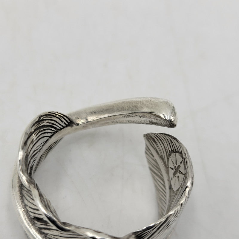【中古品】【メンズ/レディース】 GOD SUNS ゴッドサンズ SV925×PT900 先プラチナ フェザーリング レギュラー大 アクセサリー 指輪 192-260408-kh-02-izu カラー：シルバー 万代Net店