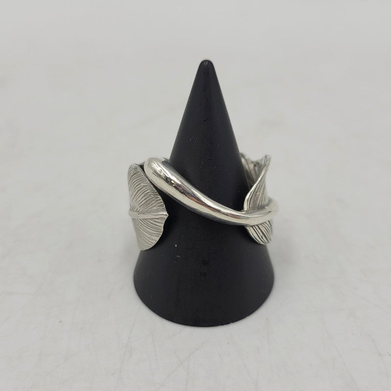 【中古品】【メンズ/レディース】 GOD SUNS ゴッドサンズ SV925×PT900 先プラチナ フェザーリング レギュラー大 アクセサリー 指輪 192-260408-kh-02-izu カラー：シルバー 万代Net店