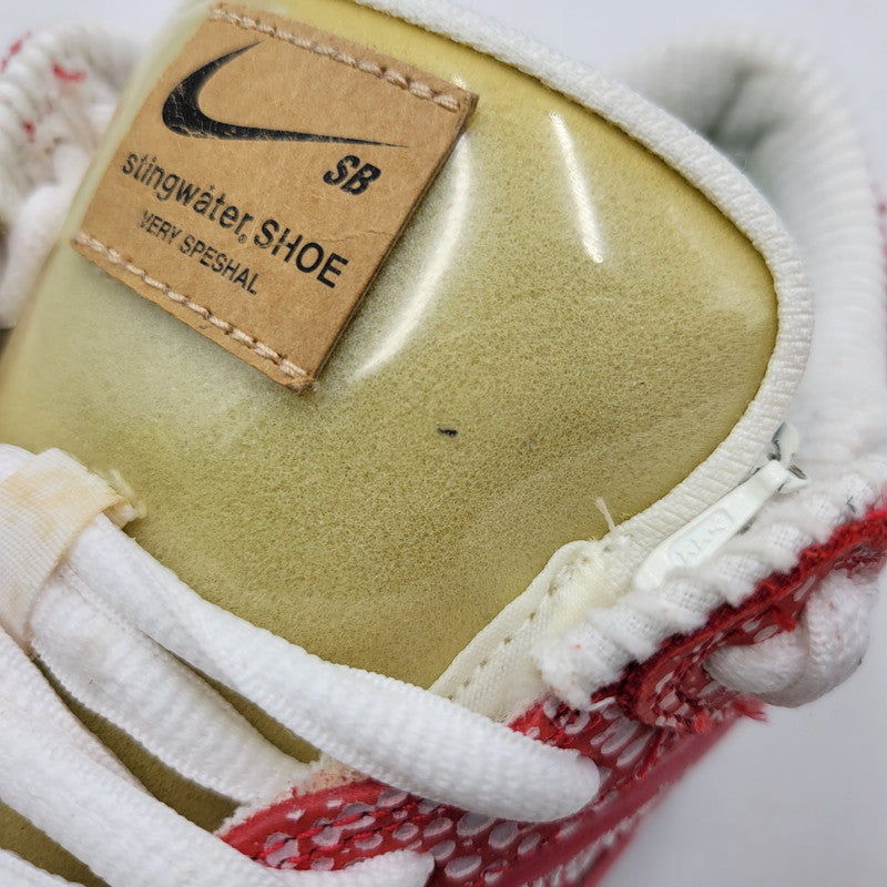 【中古品】【メンズ/レディース】 NIKE SB ナイキエスビー × STINGWATER スティングウォーター DUNK LOW OG QS DH7650-600 SB ダンク ロー OG QS スニーカー シューズ 靴 160-260406-as-13-izu サイズ：26cm カラー：CHILE RED/CLEAR-WHITE-SAIL 万代Net店