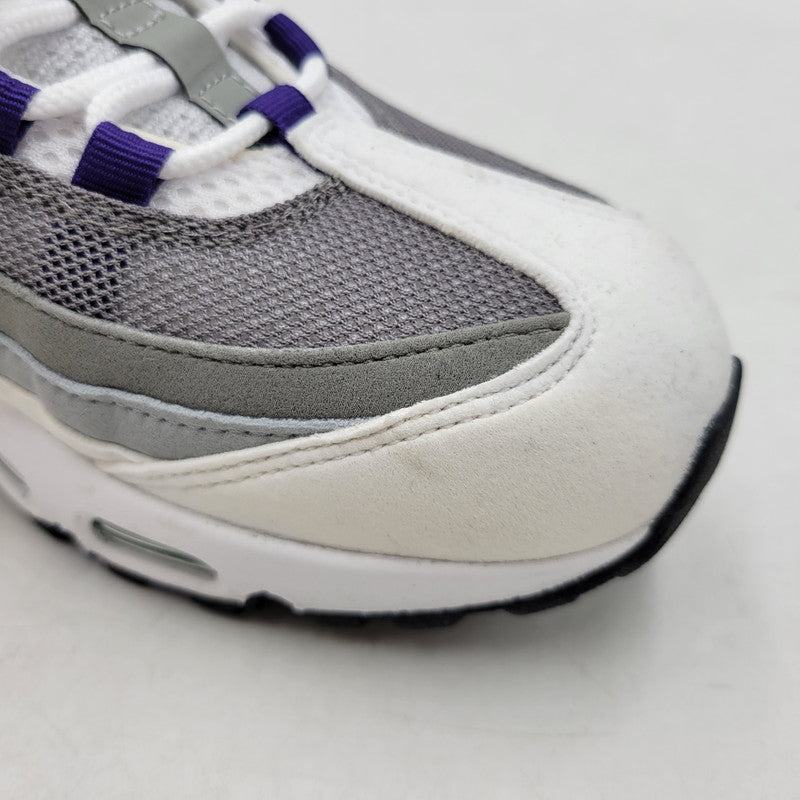 【中古品】【メンズ】 NIKE ナイキ WMNS AIR MAX 95 BIG BUBBLE HJ5996-100 ウィメンズ エア マックス 95 ビッグ バブル スニーカー シューズ 靴 160-260406-as-17-izu サイズ：27cm カラー：WHITE/COURT PURPLE 万代Net店