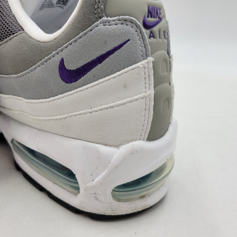 【中古品】【メンズ】 NIKE ナイキ WMNS AIR MAX 95 BIG BUBBLE HJ5996-100 ウィメンズ エア マックス 95 ビッグ バブル スニーカー シューズ 靴 160-260406-as-17-izu サイズ：27cm カラー：WHITE/COURT PURPLE 万代Net店
