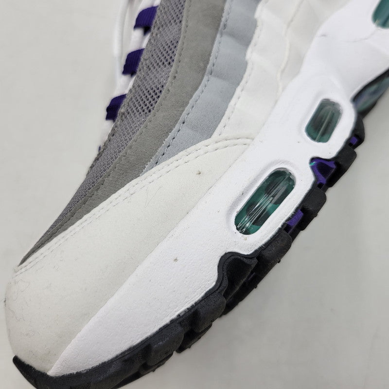 【中古品】【メンズ】 NIKE ナイキ WMNS AIR MAX 95 BIG BUBBLE HJ5996-100 ウィメンズ エア マックス 95 ビッグ バブル スニーカー シューズ 靴 160-260406-as-17-izu サイズ：27cm カラー：WHITE/COURT PURPLE 万代Net店
