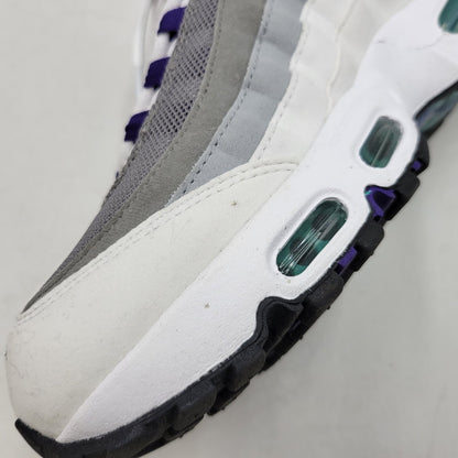 【中古品】【メンズ】 NIKE ナイキ WMNS AIR MAX 95 BIG BUBBLE HJ5996-100 ウィメンズ エア マックス 95 ビッグ バブル スニーカー シューズ 靴 160-260406-as-17-izu サイズ：27cm カラー：WHITE/COURT PURPLE 万代Net店