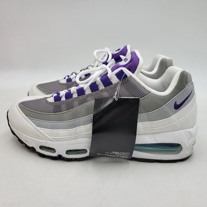 【中古品】【メンズ】 NIKE ナイキ WMNS AIR MAX 95 BIG BUBBLE HJ5996-100 ウィメンズ エア マックス 95 ビッグ バブル スニーカー シューズ 靴 160-260406-as-17-izu サイズ：27cm カラー：WHITE/COURT PURPLE 万代Net店