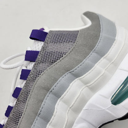 【中古品】【メンズ】 NIKE ナイキ WMNS AIR MAX 95 BIG BUBBLE HJ5996-100 ウィメンズ エア マックス 95 ビッグ バブル スニーカー シューズ 靴 160-260406-as-17-izu サイズ：27cm カラー：WHITE/COURT PURPLE 万代Net店