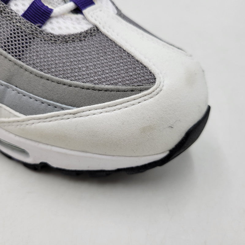 【中古品】【メンズ】 NIKE ナイキ WMNS AIR MAX 95 BIG BUBBLE HJ5996-100 ウィメンズ エア マックス 95 ビッグ バブル スニーカー シューズ 靴 160-260406-as-17-izu サイズ：27cm カラー：WHITE/COURT PURPLE 万代Net店