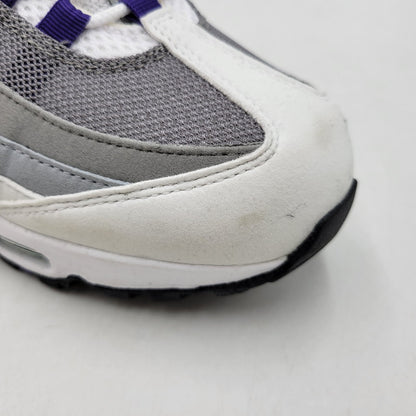 【中古品】【メンズ】 NIKE ナイキ WMNS AIR MAX 95 BIG BUBBLE HJ5996-100 ウィメンズ エア マックス 95 ビッグ バブル スニーカー シューズ 靴 160-260406-as-17-izu サイズ：27cm カラー：WHITE/COURT PURPLE 万代Net店
