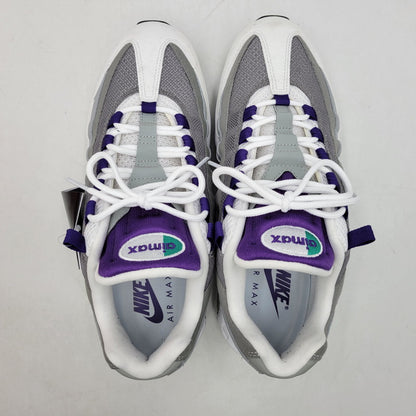 【中古品】【メンズ】 NIKE ナイキ WMNS AIR MAX 95 BIG BUBBLE HJ5996-100 ウィメンズ エア マックス 95 ビッグ バブル スニーカー シューズ 靴 160-260406-as-17-izu サイズ：27cm カラー：WHITE/COURT PURPLE 万代Net店