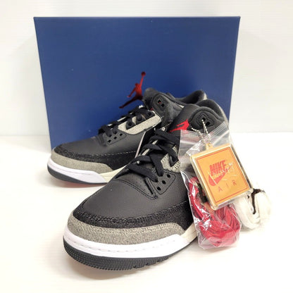 【中古美品】【メンズ】 NIKE ナイキ × LEVI'S リーバイス AIR JORDAN 3 RTR LSC BLK SP IR0914-400 エアジョーダン3 レトロ スニーカー シューズ 靴 160-260406-as-12-izu サイズ：26.5cm カラー：DENIM/BLACK-GYM RED 万代Net店
