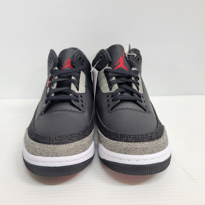 【中古美品】【メンズ】 NIKE ナイキ × LEVI'S リーバイス AIR JORDAN 3 RTR LSC BLK SP IR0914-400 エアジョーダン3 レトロ スニーカー シューズ 靴 160-260406-as-12-izu サイズ：26.5cm カラー：DENIM/BLACK-GYM RED 万代Net店