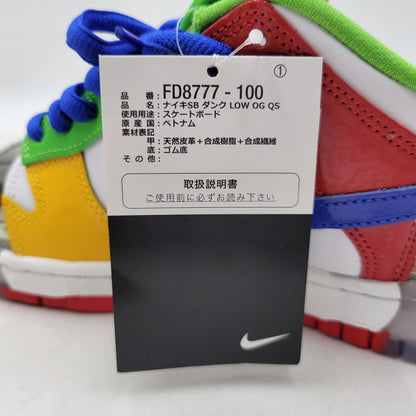 【中古品】【メンズ】 NIKE SB ナイキエスビー DUNK LOW OG QS FD8777-100 ダンク ロー OG QS スニーカー シューズ 靴 160-260406-as-15-izu サイズ：26.5cm カラー：WHITE/HYPER ROYAL-MEAN GREEN 万代Net店