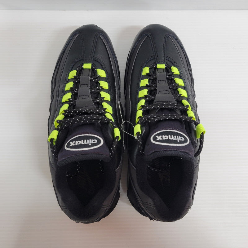 【中古美品】【メンズ】 NIKE ナイキ AIR MAX 95 BIG BUBBLE SE IM8063-010 エア マックス 95 ビッグ バブル SE スニーカー シューズ 靴 160-260406-as-11-izu サイズ：26.5cm カラー：BLACK/WHITE-VOLT-FLT GOLD 万代Net店