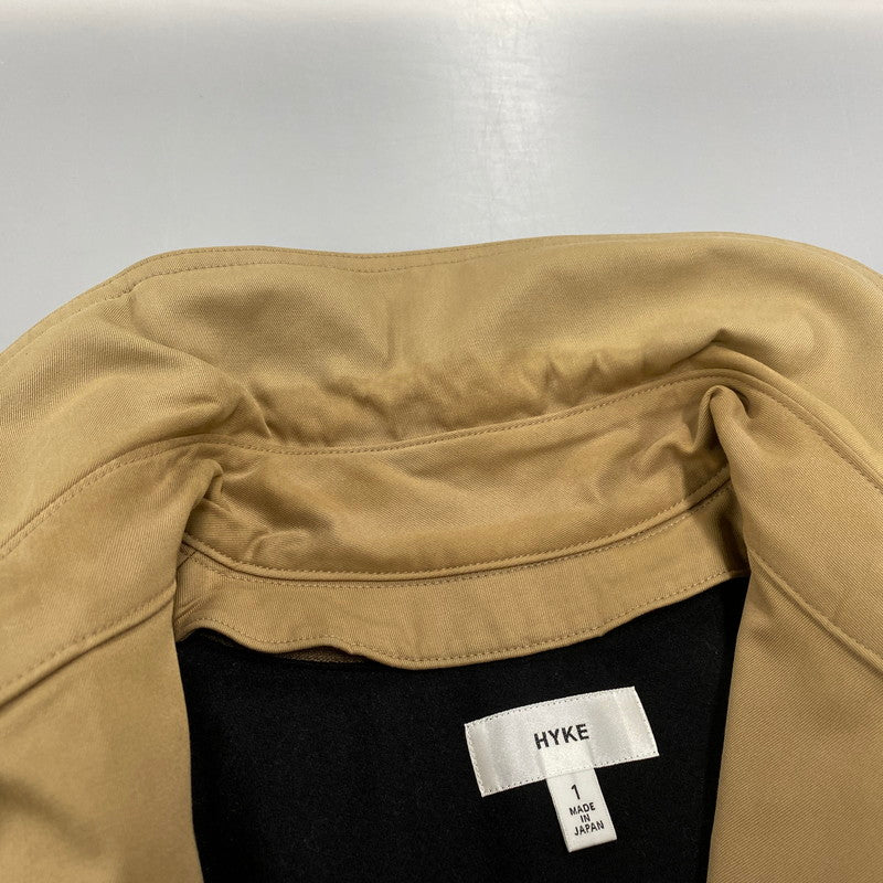【中古品】【レディース】 HYKE ハイク 17005-0901 TRENCH COAT トレンチ コート アウター 168-260406-cs-09-izu サイズ：1 カラー：ベージュ 万代Net店