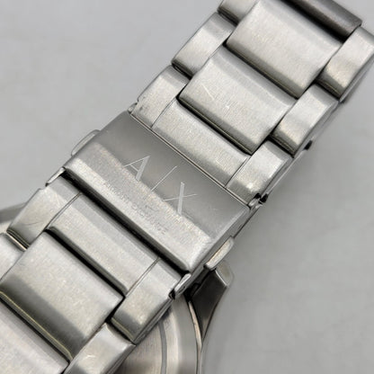 【中古品】【メンズ/レディース】 ARMANI EXCHANGE アルマーニエクスチェンジ STAINLESS STEEL AX2416 ステンレススチール スケルトン 自動巻 腕時計 197-260406-as-02-izu カラー：シルバー 万代Net店