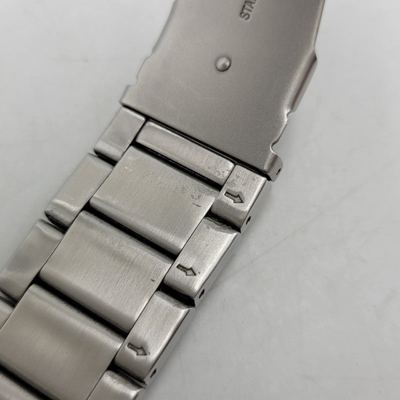 【中古品】【メンズ/レディース】 ARMANI EXCHANGE アルマーニエクスチェンジ STAINLESS STEEL AX2416 ステンレススチール スケルトン 自動巻 腕時計 197-260406-as-02-izu カラー：シルバー 万代Net店
