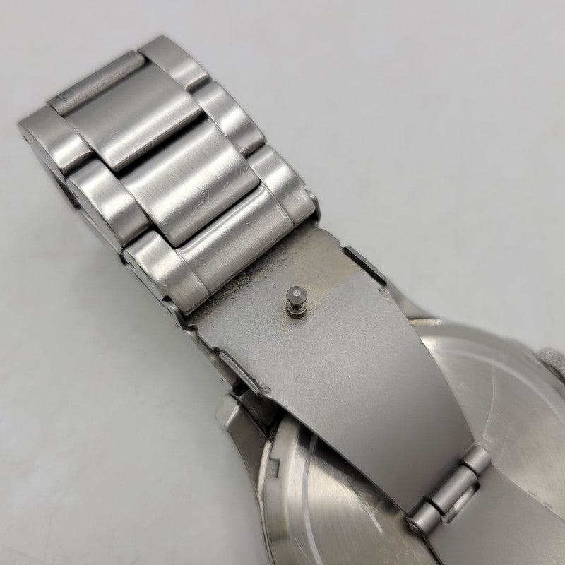 【中古品】【メンズ/レディース】 ARMANI EXCHANGE アルマーニエクスチェンジ STAINLESS STEEL AX2416 ステンレススチール スケルトン 自動巻 腕時計 197-260406-as-02-izu カラー：シルバー 万代Net店