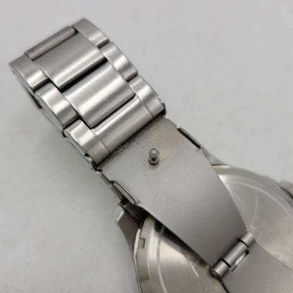 【中古品】【メンズ/レディース】 ARMANI EXCHANGE アルマーニエクスチェンジ STAINLESS STEEL AX2416 ステンレススチール スケルトン 自動巻 腕時計 197-260406-as-02-izu カラー：シルバー 万代Net店