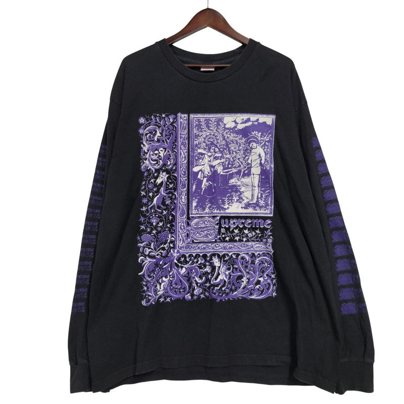 【中古品】【メンズ】 Supreme シュプリーム 24SS SAINT SEBASTIAN LS TEE セイント セバスチャン ロングスリーブ ティー トップス 長袖 149-260406-cs-12-izu サイズ：XL カラー：ブラック 万代Net店