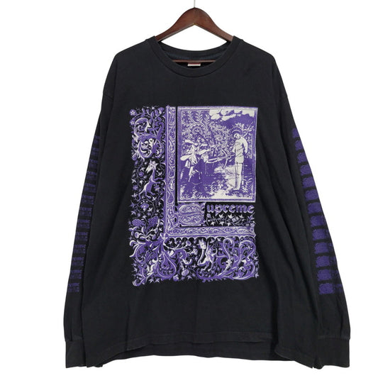 【中古品】【メンズ】 Supreme シュプリーム 24SS SAINT SEBASTIAN LS TEE セイント セバスチャン ロングスリーブ ティー トップス 長袖 149-260406-cs-12-izu サイズ：XL カラー：ブラック 万代Net店
