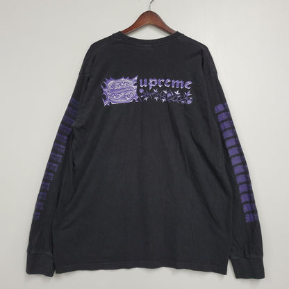 【中古品】【メンズ】 Supreme シュプリーム 24SS SAINT SEBASTIAN LS TEE セイント セバスチャン ロングスリーブ ティー トップス 長袖 149-260406-cs-12-izu サイズ：XL カラー：ブラック 万代Net店