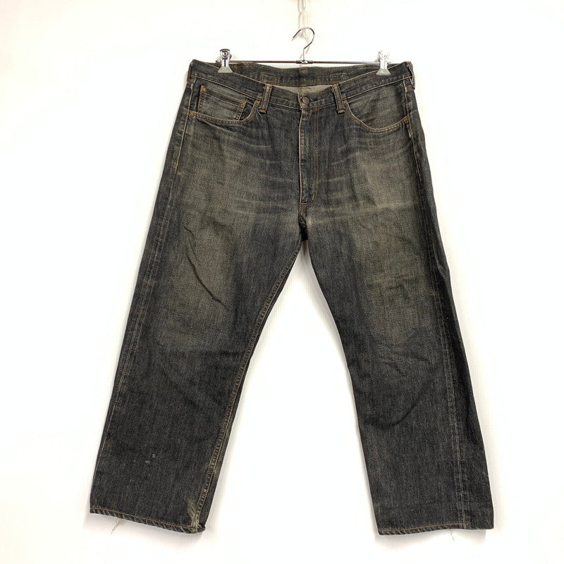 【中古品】【メンズ】 TENDERLOIN テンダーロイン CINCH BACK BUTTONFLY BLACK DENIM PANTS シンチ バック ボタンフライ デニム パンツ ズボン ボトムス 153-260407-ya-05-izu サイズ：L カラー：BLACK 万代Net店