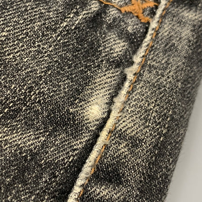 【中古品】【メンズ】 TENDERLOIN テンダーロイン CINCH BACK BUTTONFLY BLACK DENIM PANTS シンチ バック ボタンフライ デニム パンツ ズボン ボトムス 153-260407-ya-05-izu サイズ：L カラー：BLACK 万代Net店