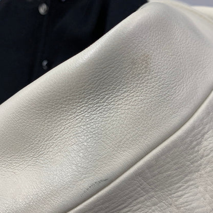 【中古品】【メンズ】 BEDWIN & THE HEARTBREAKERS ベドウィンアンドザハートブレイカーズ WOOL×LEATHER ウール レザー STADIUM JACKET スタジアム ジャケット アウター 142-260407-ya-10-izu サイズ：4 カラー：BLACK×WHITE 万代Net店