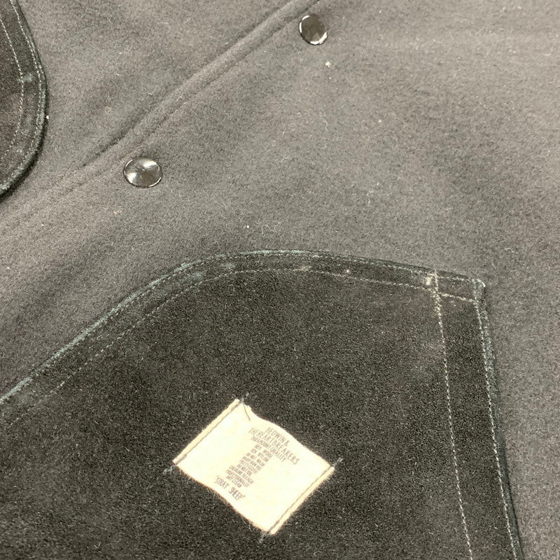 【中古品】【メンズ】 BEDWIN & THE HEARTBREAKERS ベドウィンアンドザハートブレイカーズ WOOL×LEATHER ウール レザー STADIUM JACKET スタジアム ジャケット アウター 142-260407-ya-10-izu サイズ：4 カラー：BLACK×WHITE 万代Net店