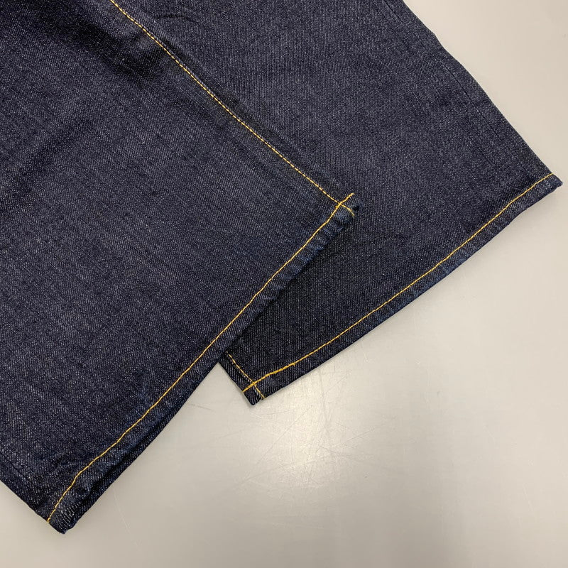 【中古美品】【メンズ】 EVISU エヴィス 20TH 恵美寿 刺繡 カモメ×恵美寿様 PRINT BUTTONFLY DENIM PANTS プリント ボタンフライ デニムパンツ ボトムス 156-260408-kh-07-izu サイズ：40 カラー：インディゴ 万代Net店
