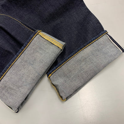 【中古美品】【メンズ】 EVISU エヴィス 20TH 恵美寿 刺繡 カモメ×恵美寿様 PRINT BUTTONFLY DENIM PANTS プリント ボタンフライ デニムパンツ ボトムス 156-260408-kh-07-izu サイズ：40 カラー：インディゴ 万代Net店