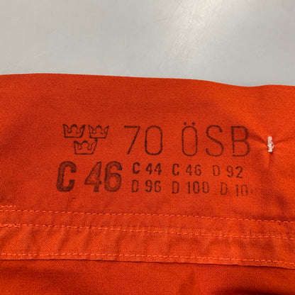 【中古品】【メンズ】 SWEDISH ARMY スウェーデン軍 M-62 SNOW PARKA スノー パーカー アウター 146-260409-kh-08-izu サイズ：46 カラー：オレンジ 万代Net店