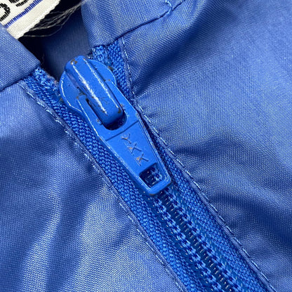 【中古品】【メンズ】 IZOD LACOSTE アイゾッド ラコステ NYLON ANORAK HOODIE ナイロン アノラック フーディー 青円糸巻タグ 146-260607-as-27-izu サイズ：M カラー：ライトブルー 万代Net店
