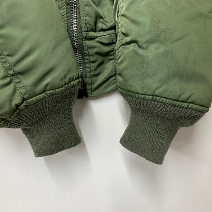 【中古品】【メンズ】 ALPHA INDUSTRIES アルファインダストリーズ 0615-00-573-8337 MIL-J-82790J(USAF) USA製 MA-1 FLIGHT JACKET フライトジャケット アウター 145-260408-kh-10-izu サイズ：L カラー：カーキ×オレンジ 万代Net店