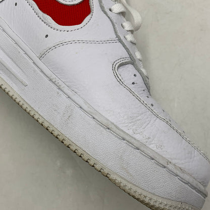 【中古品】【メンズ】 NIKE ナイキ HF3630-100 AIR FORCE 1 LOW EVO エア フォース ワン ロー エヴォ スニーカー シューズ 靴 160-260409-cs-25-izu サイズ：27cm カラー：WHITE/UNIVERSITY RED-SUMMIT WHITE 万代Net店