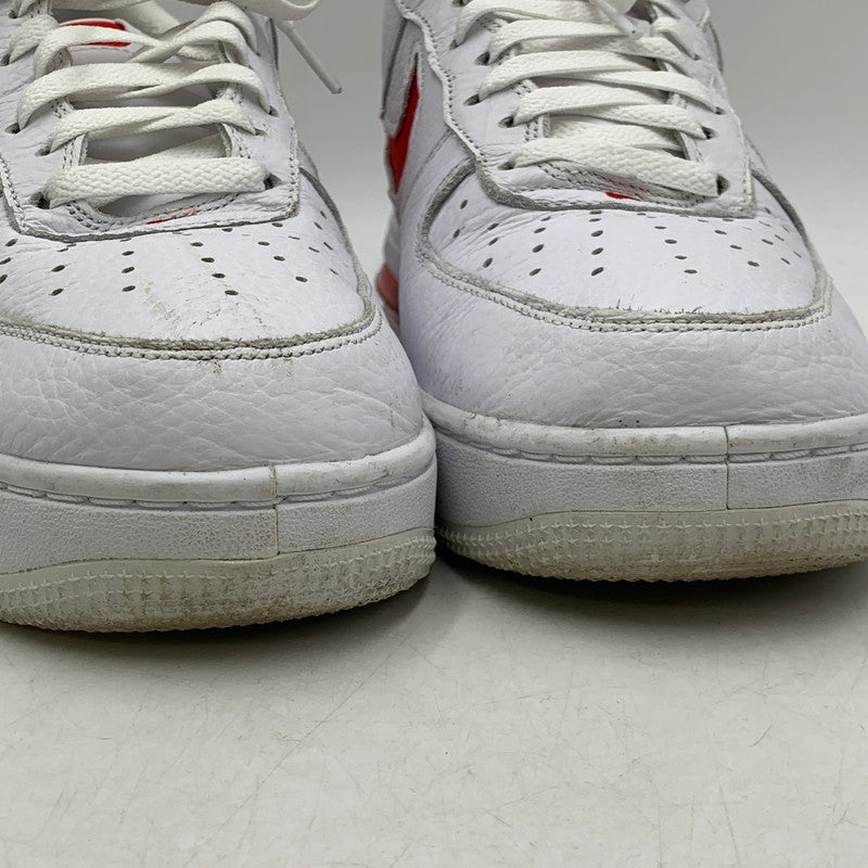 【中古品】【メンズ】 NIKE ナイキ HF3630-100 AIR FORCE 1 LOW EVO エア フォース ワン ロー エヴォ スニーカー シューズ 靴 160-260409-cs-25-izu サイズ：27cm カラー：WHITE/UNIVERSITY RED-SUMMIT WHITE 万代Net店