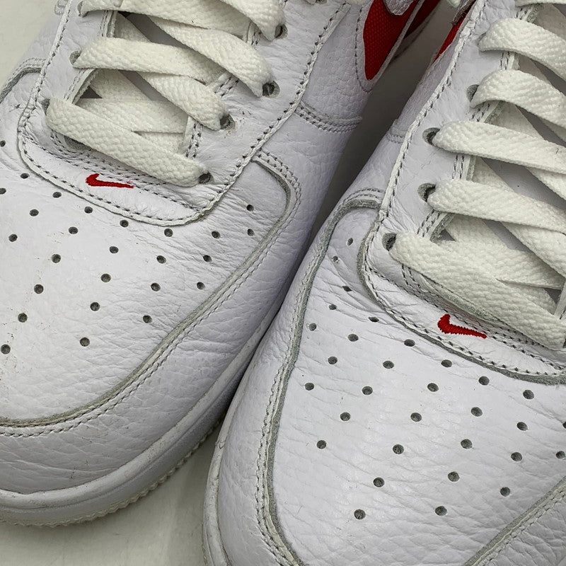 【中古品】【メンズ】 NIKE ナイキ HF3630-100 AIR FORCE 1 LOW EVO エア フォース ワン ロー エヴォ スニーカー シューズ 靴 160-260409-cs-25-izu サイズ：27cm カラー：WHITE/UNIVERSITY RED-SUMMIT WHITE 万代Net店